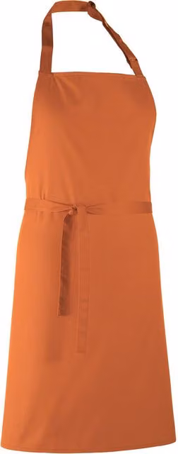 Premier Colours Poly-Cotton Bib Apron in Terracotta