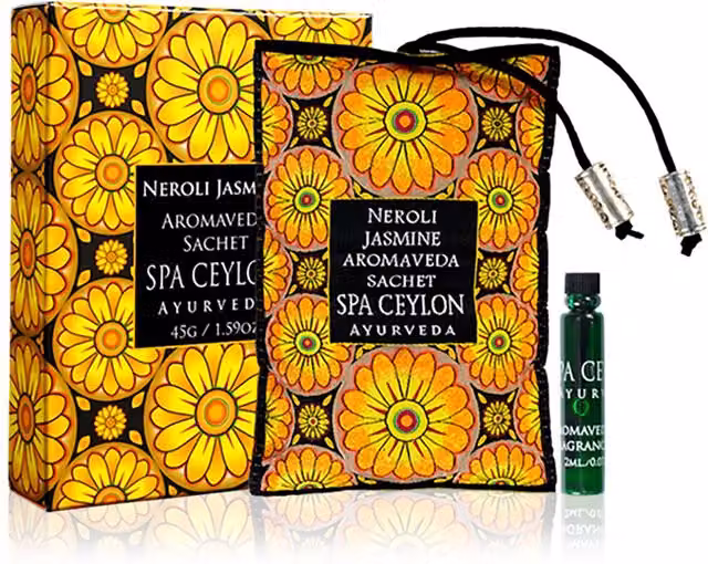Spa Ceylon Neroli Jasmine Aromaveda Sachet in Yellow – 1