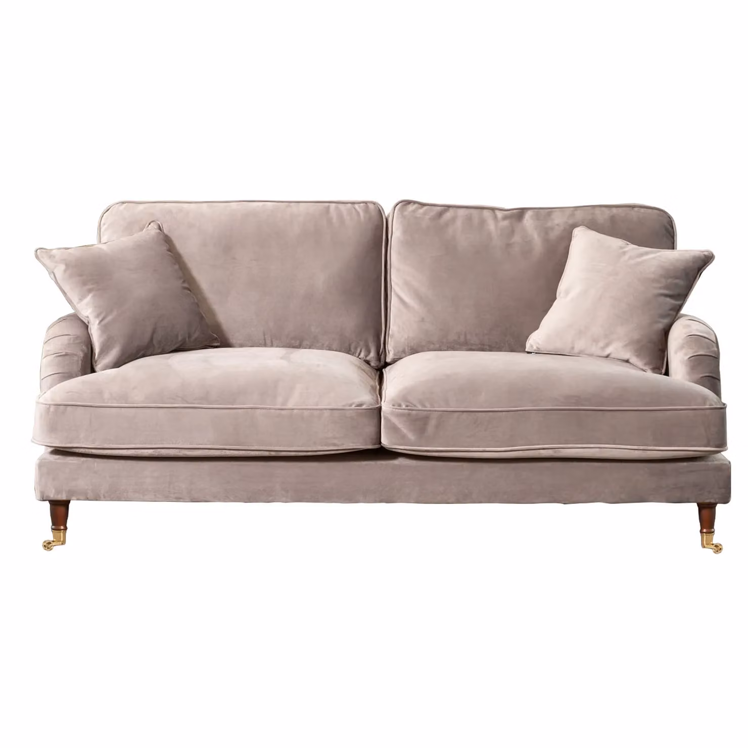 Artemis Home Mackenzie 3 Seat Velvet Sofa in Grey – 2