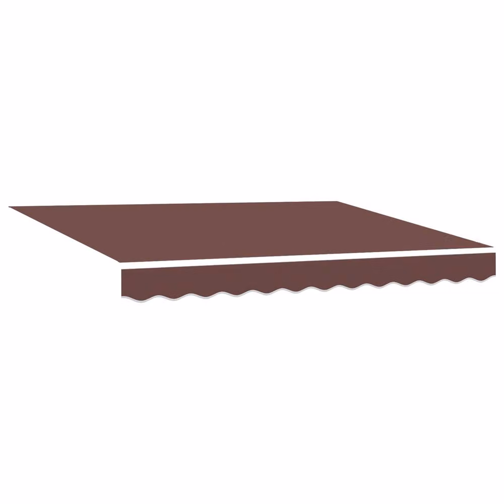 Berkfield Home Brown Polyester Awning Replacement Fabric, W: 250 cm, D: 195 cm – 2