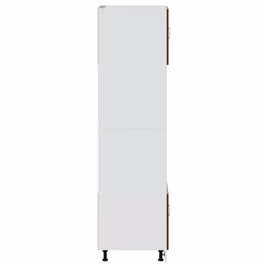 Berkfield Home Set of 2 Porto Brown Oak Appliance Housing Units – 3