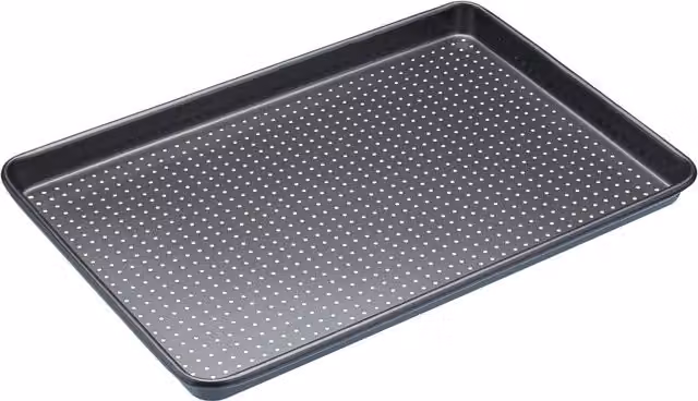 MasterClass Crusty Bake Non-Stick Rectangular Baking Sheet in Black and Grey – 2