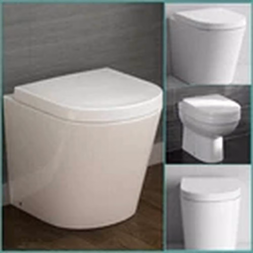 Kelvenix D-Shaped Soft Close Toilet Seat with Quick Release in White – 2