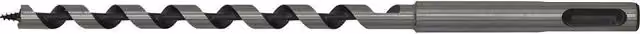 Loops SDS Plus Auger Wood Drill Bit, Silver and Multicolour, Diameter: 8 mm, Length: 200 mm – 1