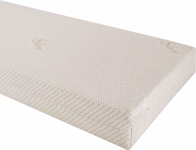 Love For Sleep Silver Line Deluxe Antibacterial Comfort Foam Mattress, White, Width: 140 cm