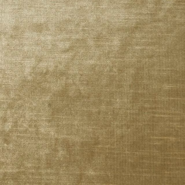 Clarke & Clarke Allure Plain Velvet Fabric in Sand and Gold