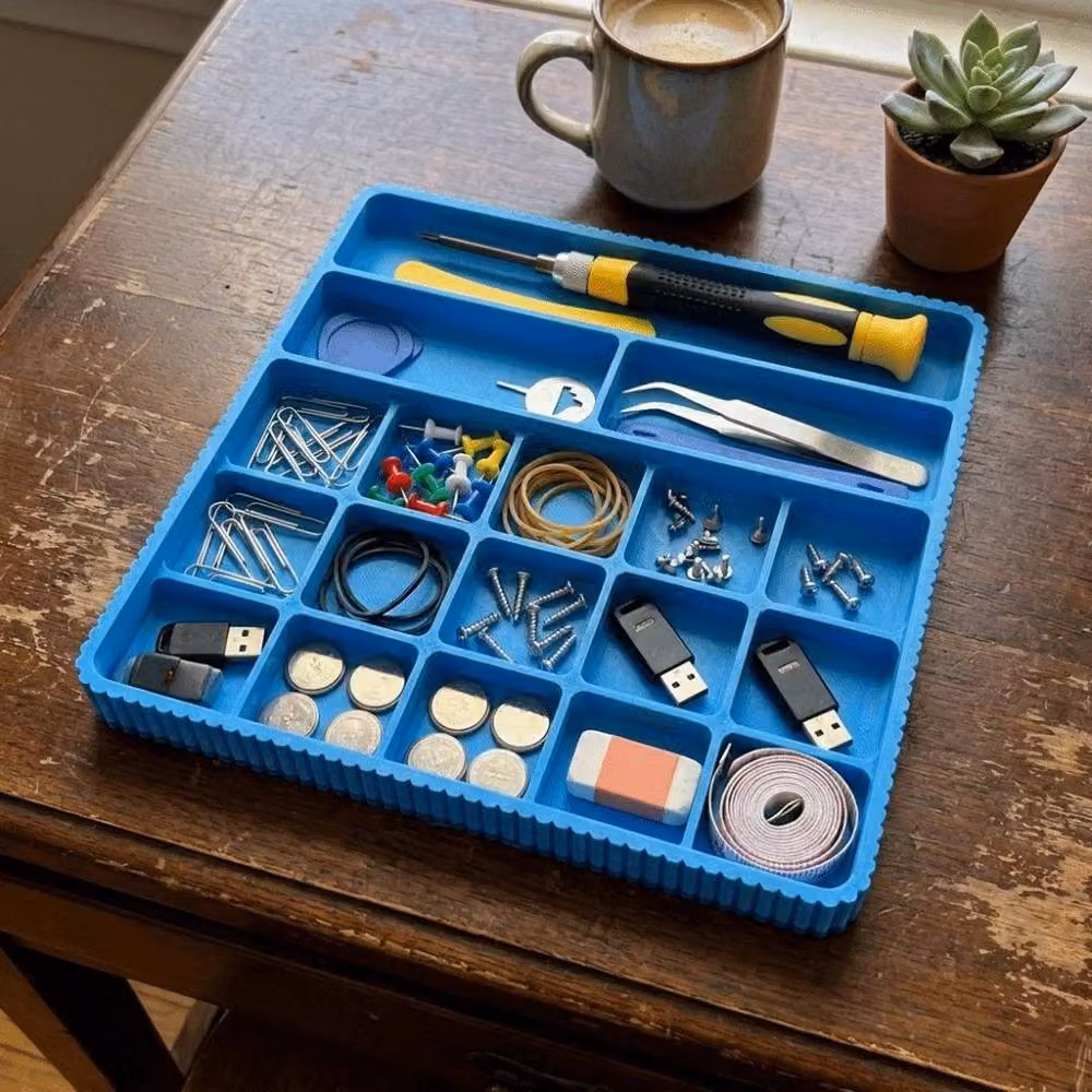 PAWNORA Blue Smooth Surface Plastic Electronic Parts Tray – 2