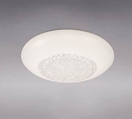Mantra Fusion Opera Round Flush Ceiling Light, White, 41 cm, 24W LED, 1680lm, Dimmable Tuneable White with Remote Control – 2