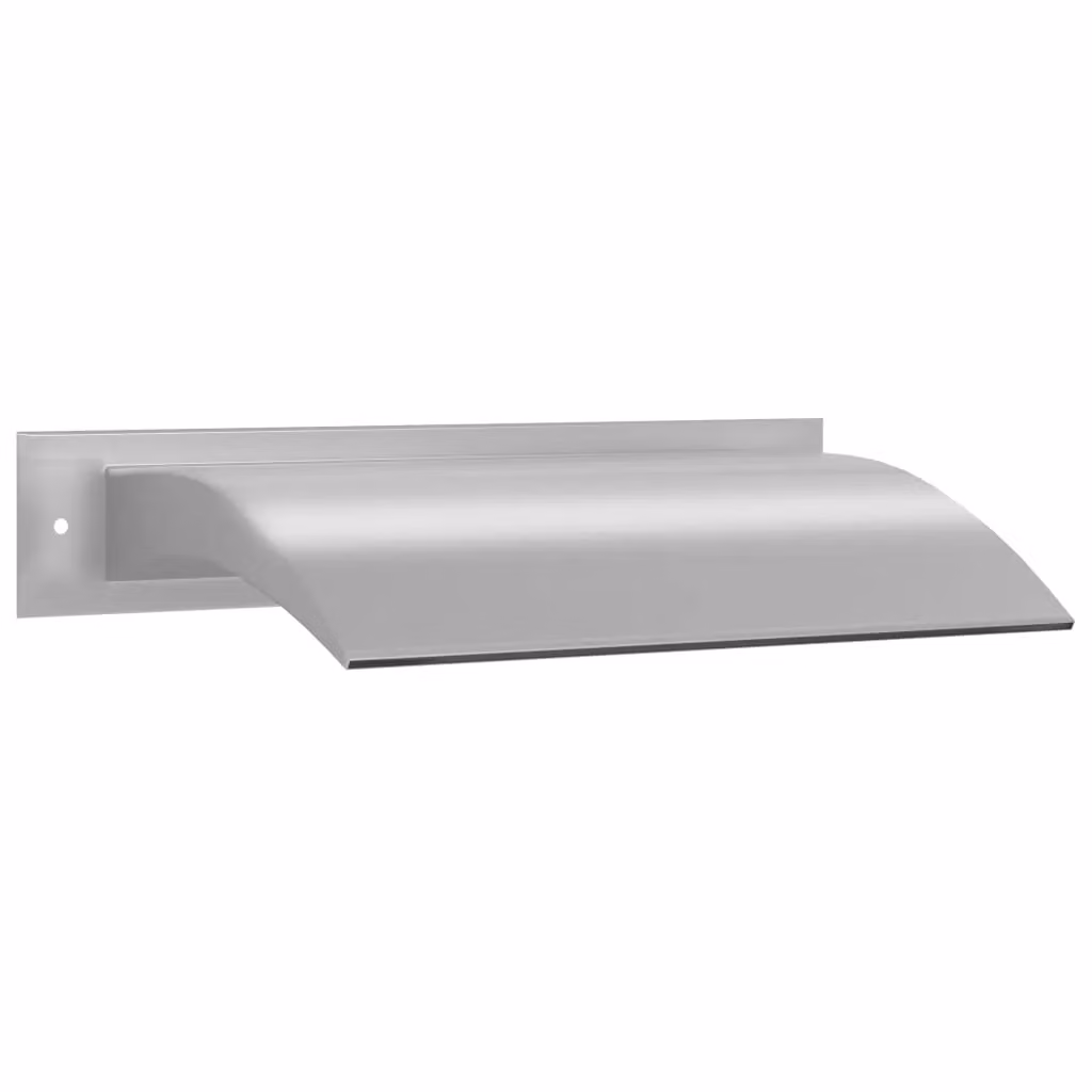 Berkfield Home Silver Stainless Steel Pool Fountain, W/D/H: 45 x 26 x 13 cm – 2
