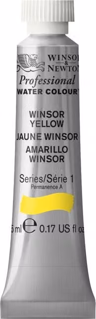 Winsor and Newton Professional Watercolour Paint, Winsor Yellow, 5ml