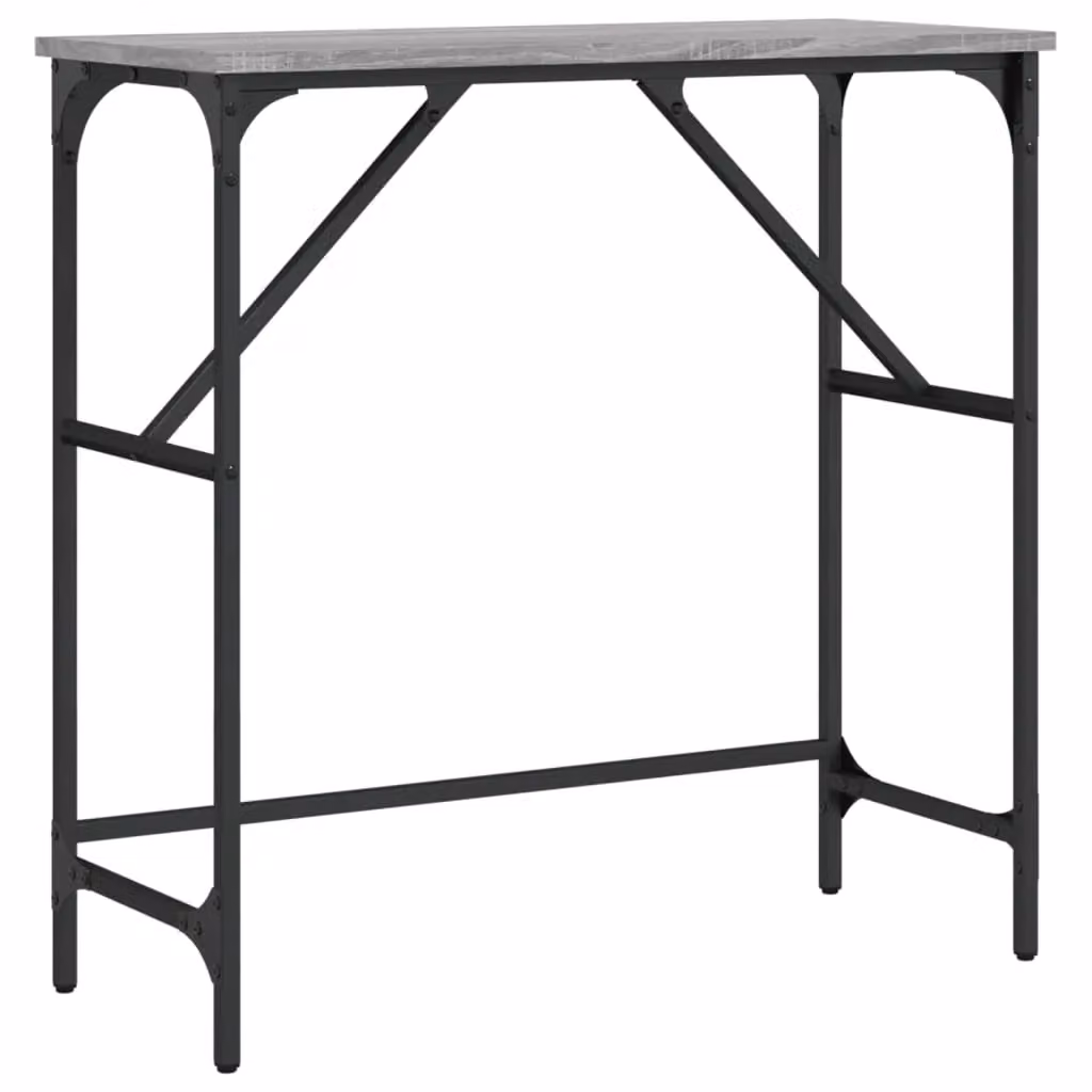 Berkfield Home Grey Sonoma Console Table, W/D/H: 75 x 32 x 75 cm – 2