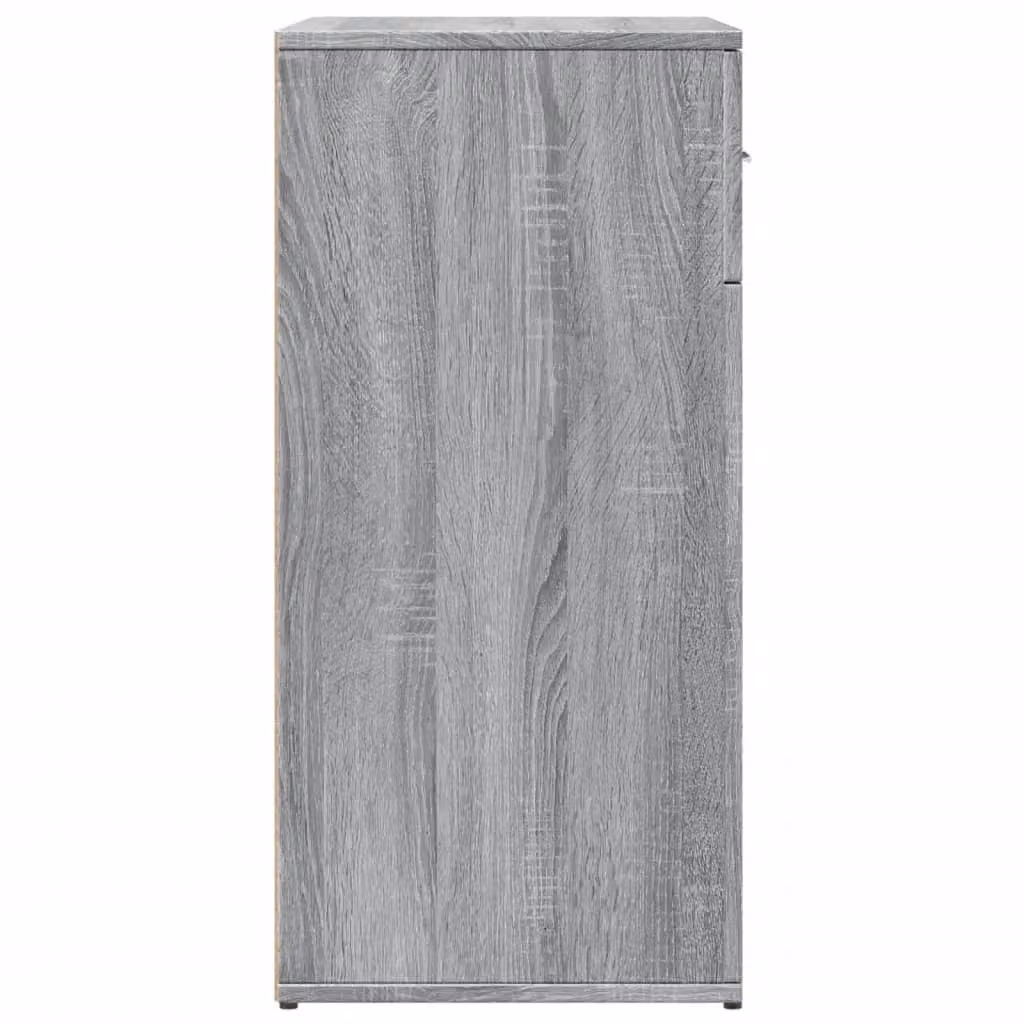 Berkfield Home Grey Sonoma Sideboard in Matt MDF, W/D/H: 79 x 38 x 80 cm – 2