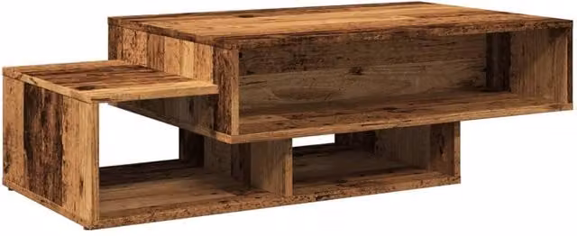 Berkfield Home Old Wood Coffee Table in Brown, W/D/H: 105 x 55 x 32 cm – 1