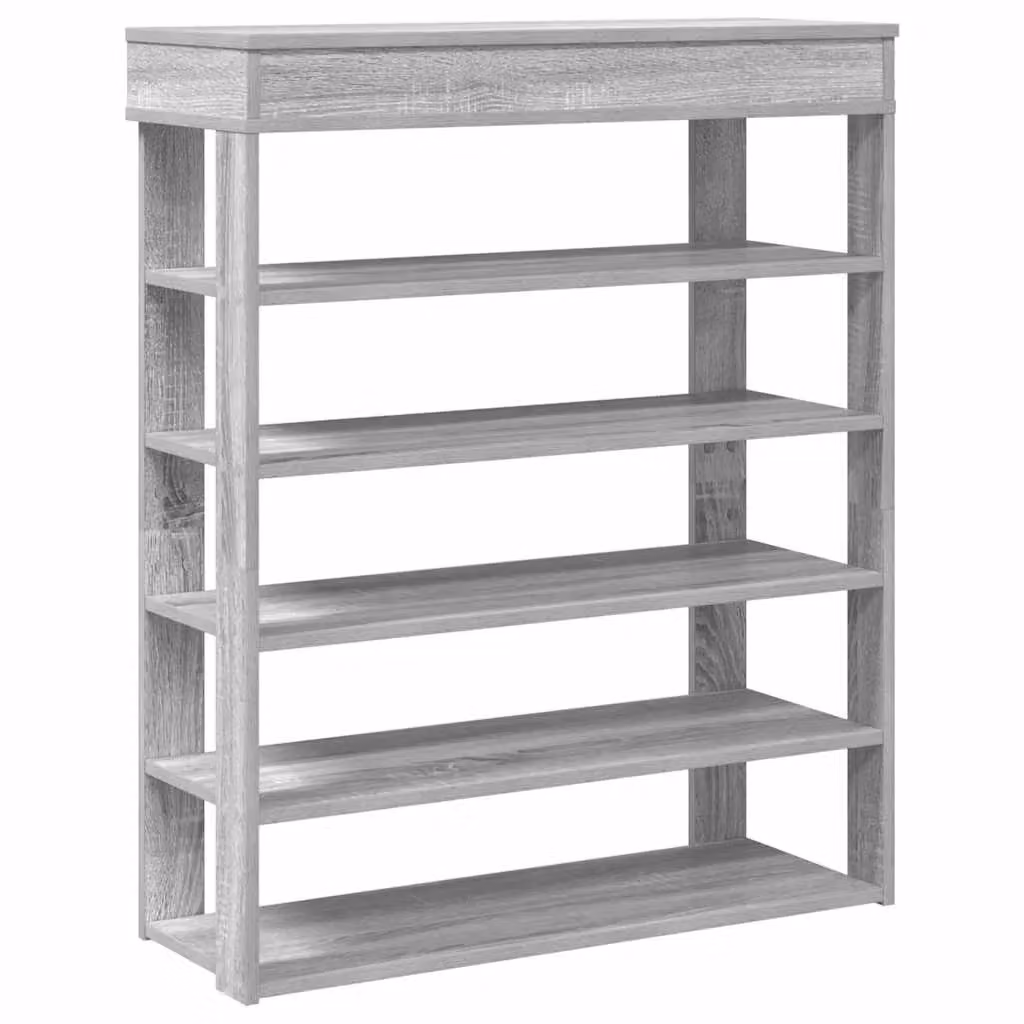 Berkfield Home Grey Sonoma Shoe Rack, W/D/H: 80 x 30 x 98 cm – 2