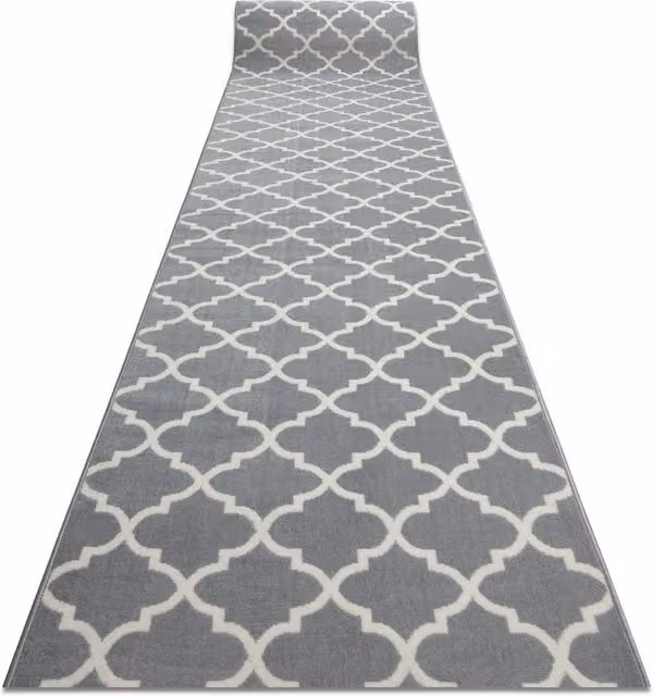 RugsX Bcf Morad Moroccan Runner in Grey, W: 100 cm, L: 190 cm