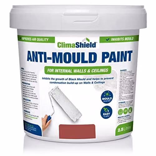 ClimaShield Anti Mould Emulsion Paint, Brick Red, 2.5L