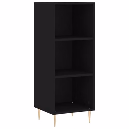 vidaXL Classic Sideboard in Black, W/D/H: 34.5 x 32.5 x 90 cm – 1