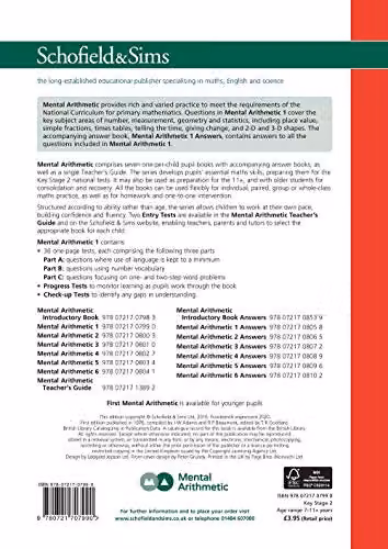 Schofield & Sims Mental Arithmetic Book 1: KS2 Maths Practice for Year 3, Ages 7-8 (Arithmetic, Number Vocabulary and Problem Solving) – 2