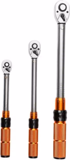SPETLEK 3 Piece Calibrated Torque Wrench Set in Orange, Chrome Vanadium Steel – 1