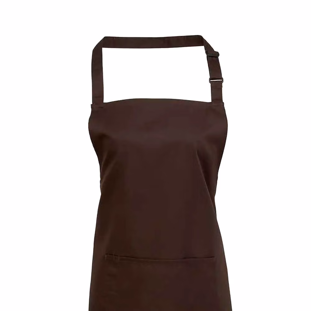 Premier Colours Pocket Full Apron in Brown – 2