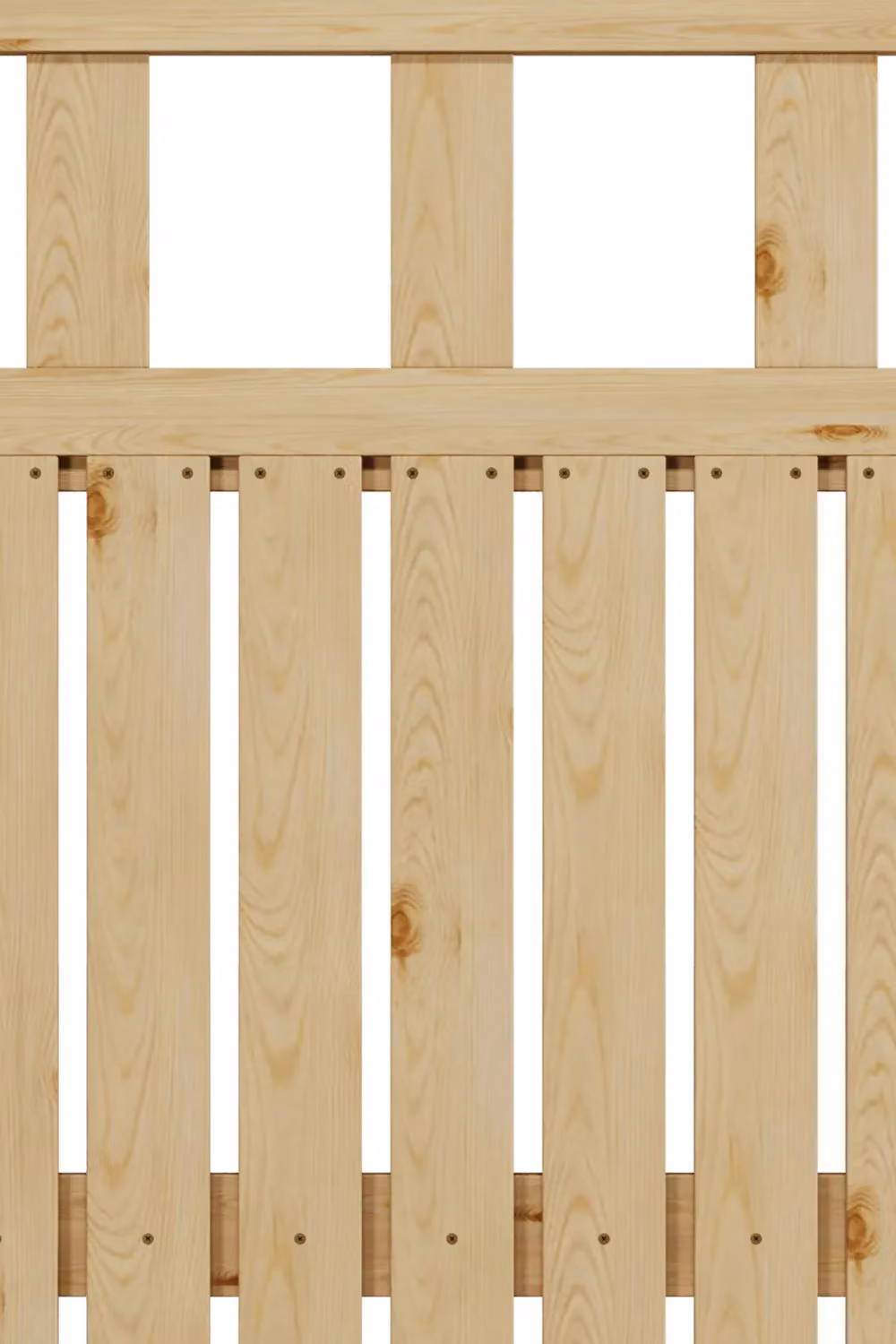 Living and Home Brown Wooden Outdoor Garden Gate, W/H: 90 x 90 cm – 4