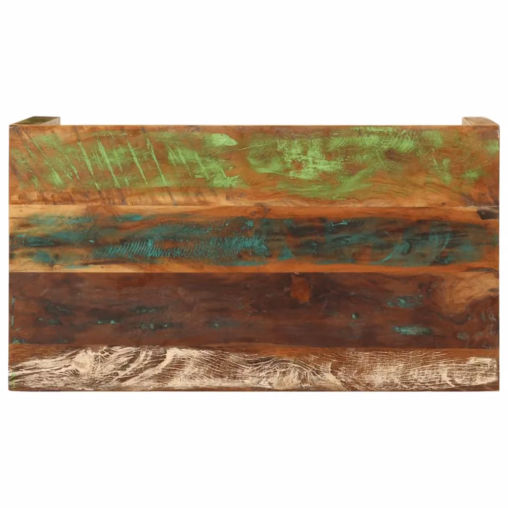 Berkfield Home Modern Rectangular Coffee Table in Brown Solid Reclaimed Wood W/D/H: 100 x 55 x 40 cm – 2