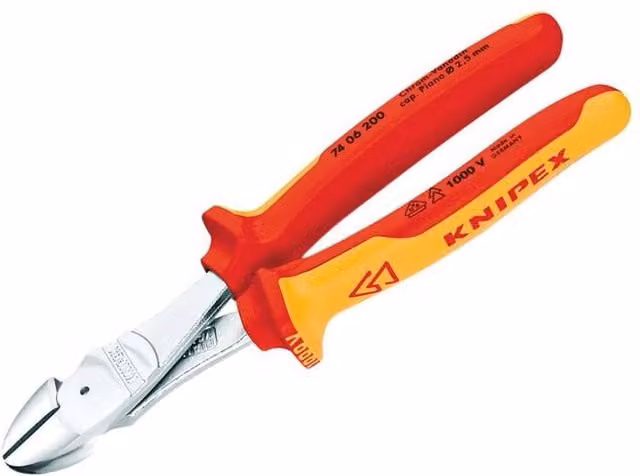 Knipex Multicolour Chrome Vanadium Steel High Leverage Side Cutter 200 mm