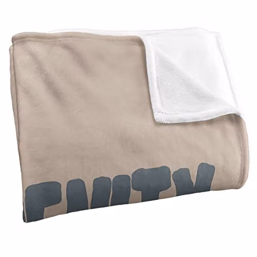 Warner Bros. Seinfeld The Serenity Now Super Soft Silky Touch Fleece Throw Blanket, W/D/H: 91 x 147 cm, Beige/Multicolour – 3