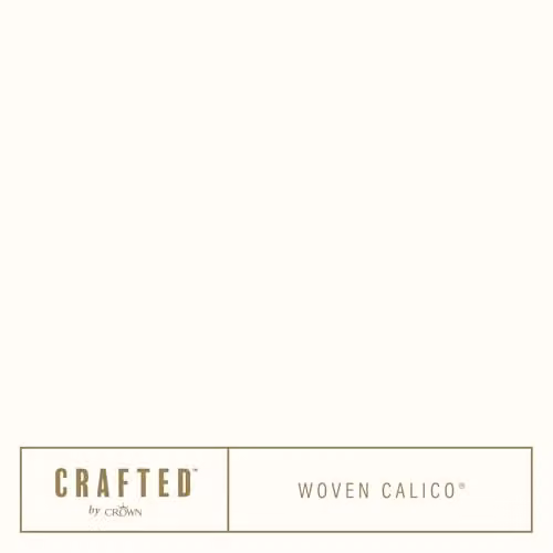 Crown Crafted Woven Calico Matt Emulsion Paint Tester Sample 125ml – 3
