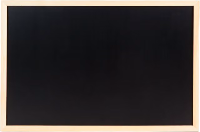 i-doodle Black Wall Chalkboard Set with Chalk and Wood Eraser