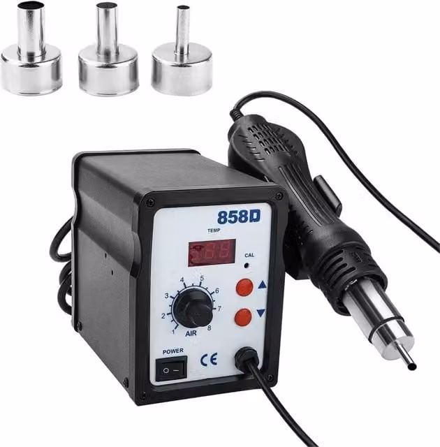 Nordara 858D Hot Air Rework Soldering Station, 220V, Black – 1