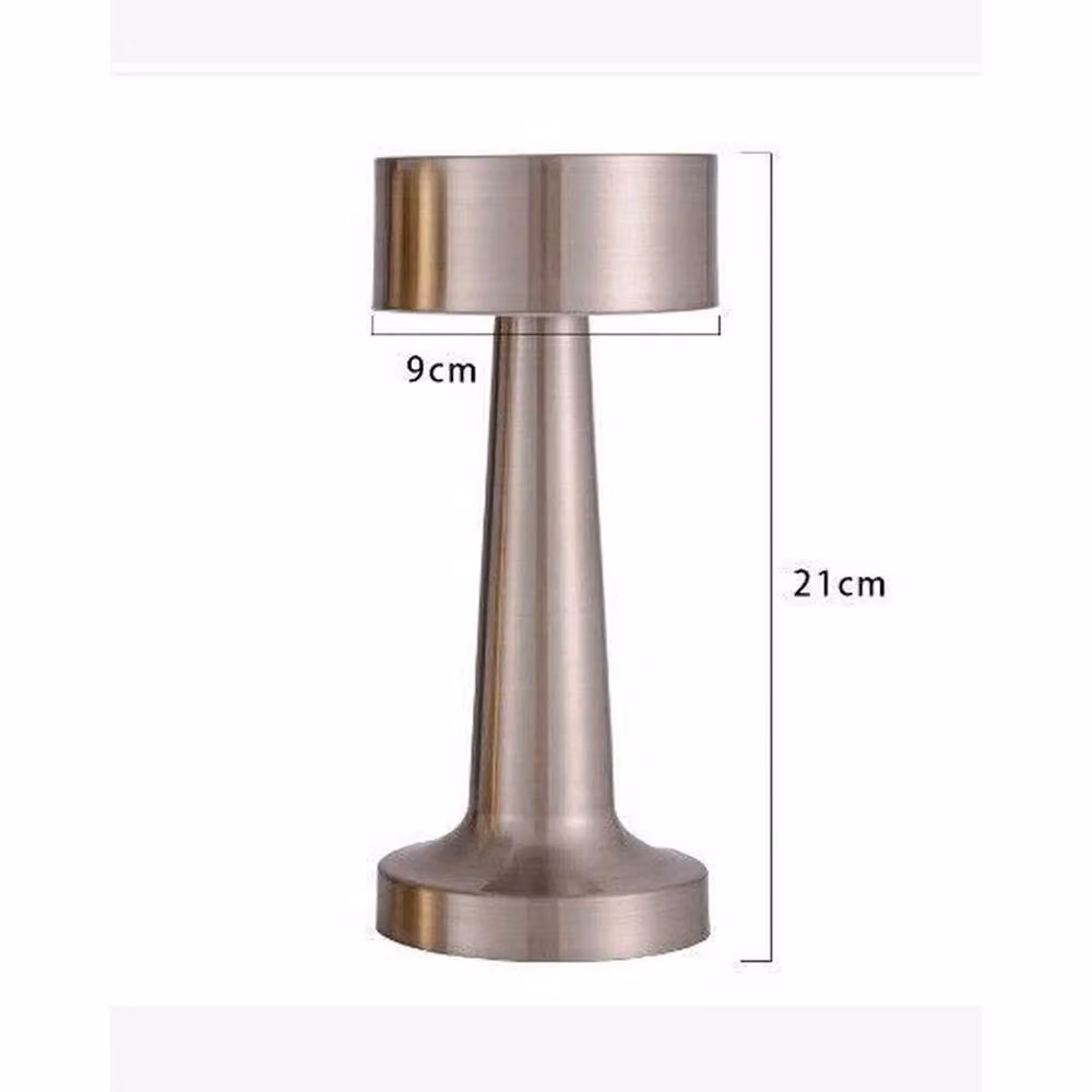 SPETLEK Dimmable LED Table Lamp with USB Rechargeable Battery in Gold/Brass – 2