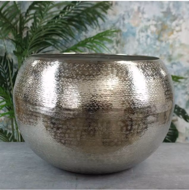 KDMD Silver Hampstead Large Planter