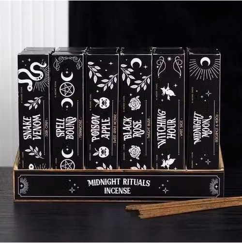 KDMD Midnight Rituals Incense Sticks, Set of 36, Black – 1