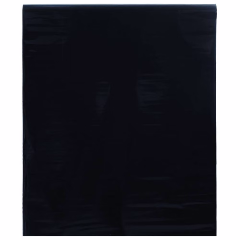 Berkfield Home Static Frosted Black Window Film, W: 45 cm, L: 1000 cm – 1