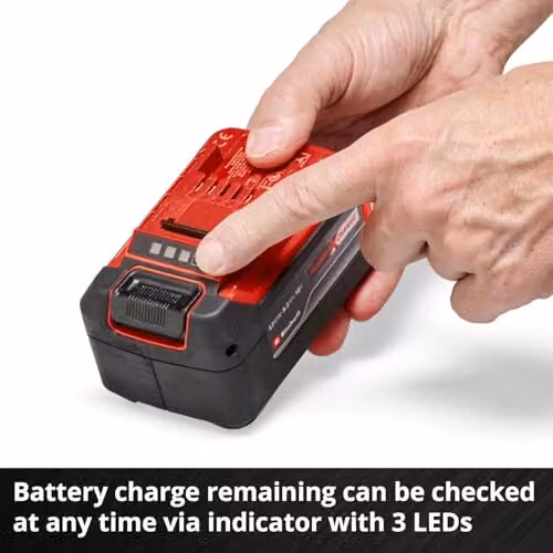 Einhell PXC 18V 5.2Ah Lithium-Ion Battery Twin Pack, Red – 5