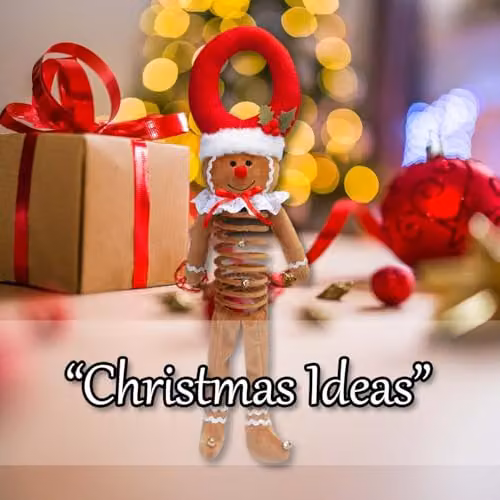 VFM e-Store Christmas Gingerbread Hanging Decoration, Red and Multicolour, H 57 cm x W 23 cm – 5