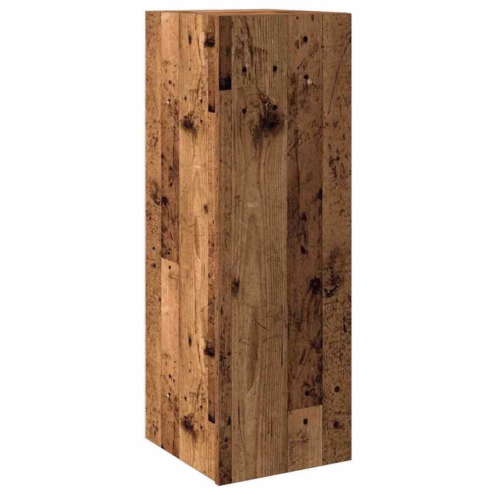 Berkfield Home Classic 4 Piece Wall-Mounted TV Cabinet Set in Brown Engineered Wood – 4