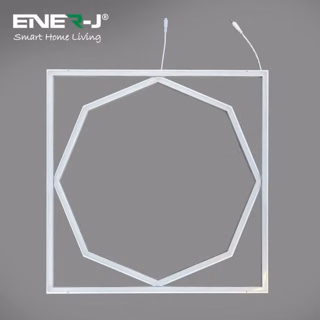 ENER-J Pack of 4 LED Recessed Panel Lights, Cool White, 40W, W/D: 60 x 60 cm – 1