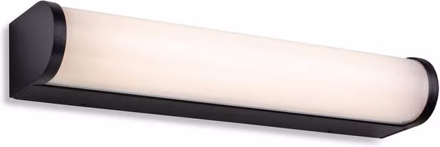 Firstlight Bravo LED Bathroom Wall Light, Black, W: 30 cm, IP44