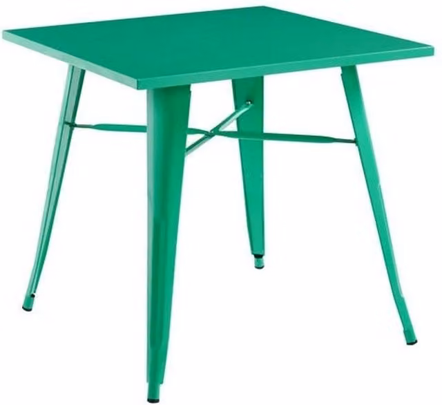 Minster Green Metal Garden Bar Table, W: 80 cm, D: 80 cm, H: 76 cm – 1