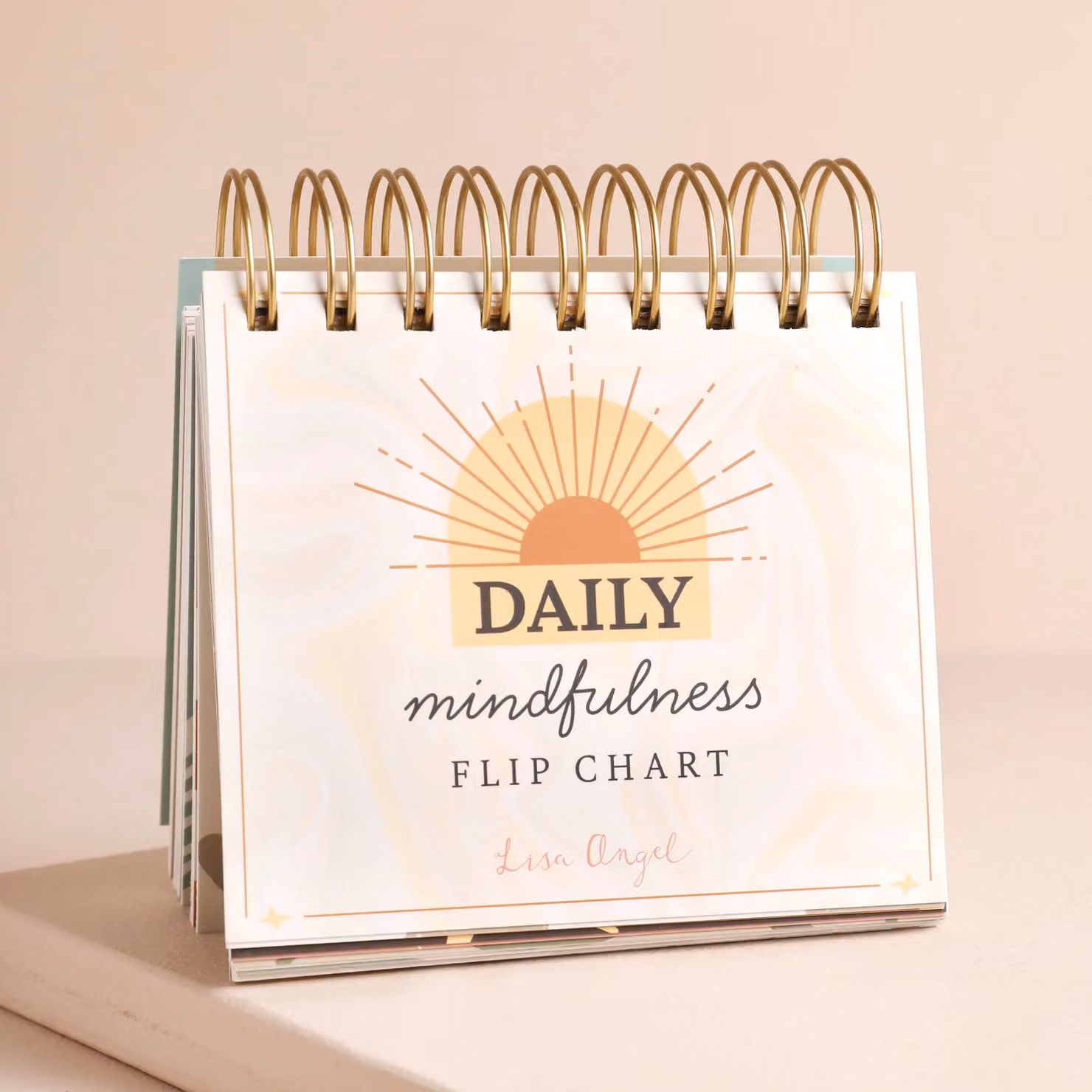 Lisa Angel Women's Daily Mindfulness Tabletop Flip Chart in White – 2
