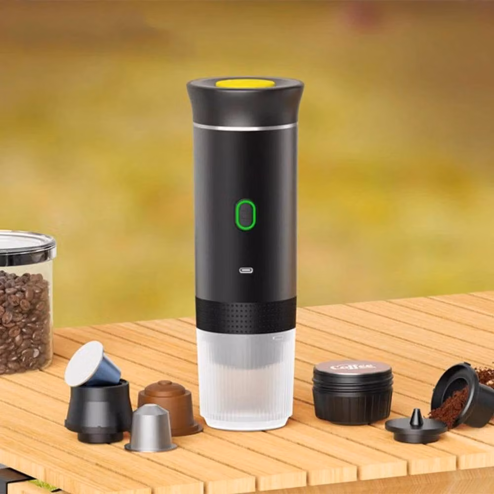 EONLION Wireless Portable Travel Espresso Coffee Maker in Black – 3