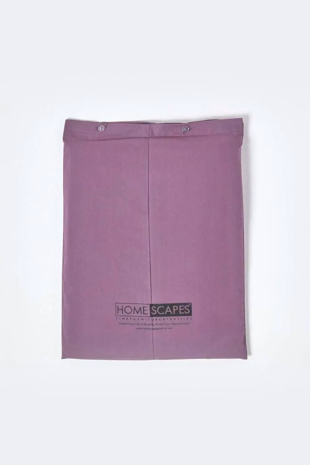 Homescapes Egyptian Cotton Percale Duvet Cover and Pillowcase Set, 200 TC, Purple, W: 180 cm, L: 200 cm – 3