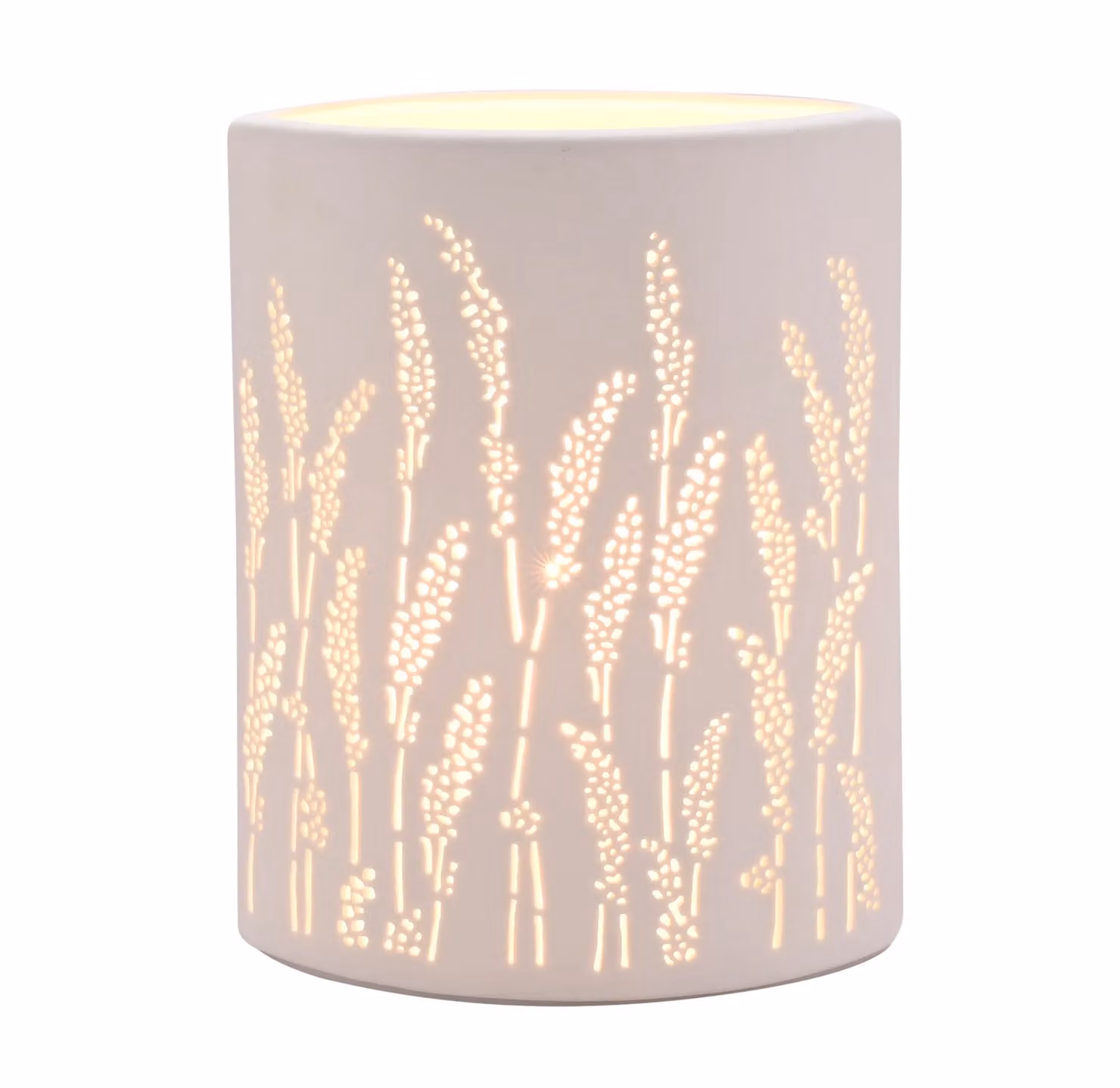 Widdop and Co Hestia White Ceramic Oval Table Lamp – 2