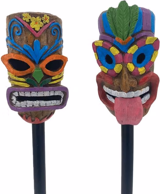 My Garden Tiki Stake Multicolour Solar Light