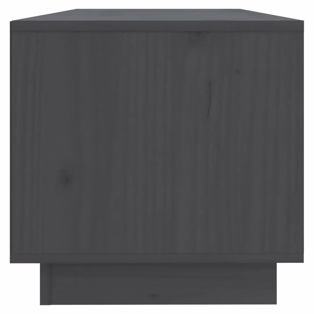 Berkfield Home Grey Rustic Solid Pine TV Cabinet W/D/H: 90 x 35 x 35 cm – 3
