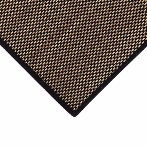 JVL Antarra Machine Washable Non-Slip Entrance Runner Doormat, Black/Brown, W: 50 cm, L: 150 cm – 3