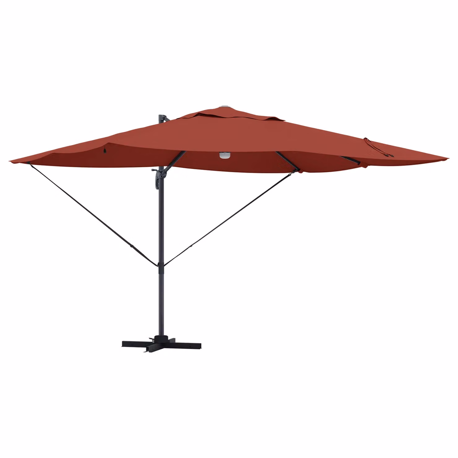 Berkfield Home Cantilever Umbrella in Terracotta Polyester – 2