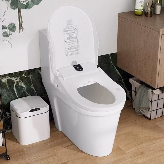 FORGEVIO Smart Electric Oval Bidet Toilet Seat in White, W: 180 cm – 1
